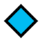 Small Blue Diamond emoji on Microsoft